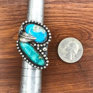 *ON HOLD FOR JACKIE*Vintage Pinto Valley Turquoise Sterling Ring